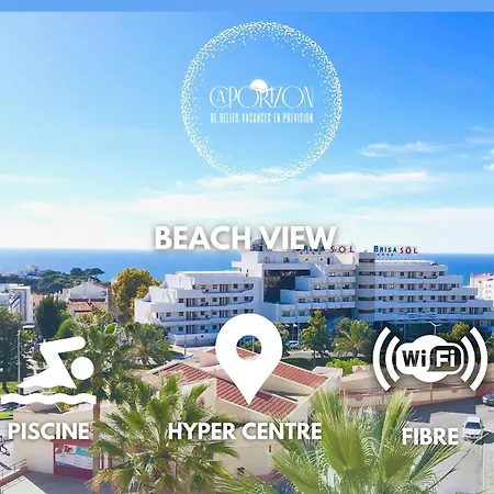 Caporizon-albufeira-vue Panoramique Mer-hyper Centre-4 Personnes Apartament *