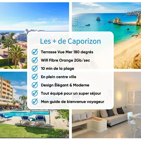 Caporizon-albufeira-vue Panoramique Mer-hyper Centre-4 Personnes Apartament *